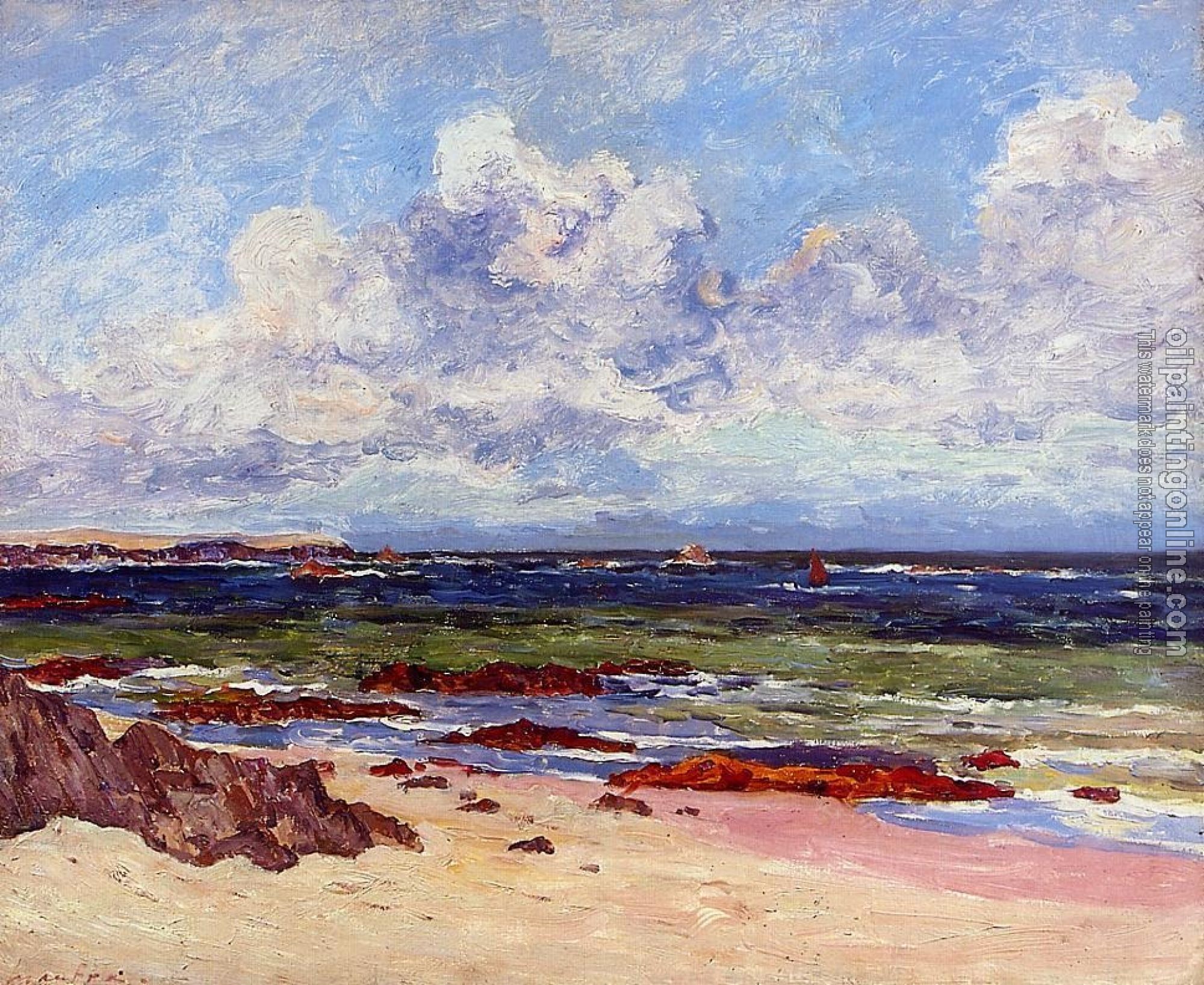 Maufra, Maxime - The Coast at Fort Penthievre, Quiberon Peninsula